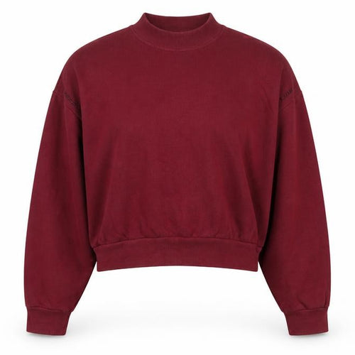 Kooples X Sport Women's Red Relaxed Fit Cotton Sweatshirt Size 2