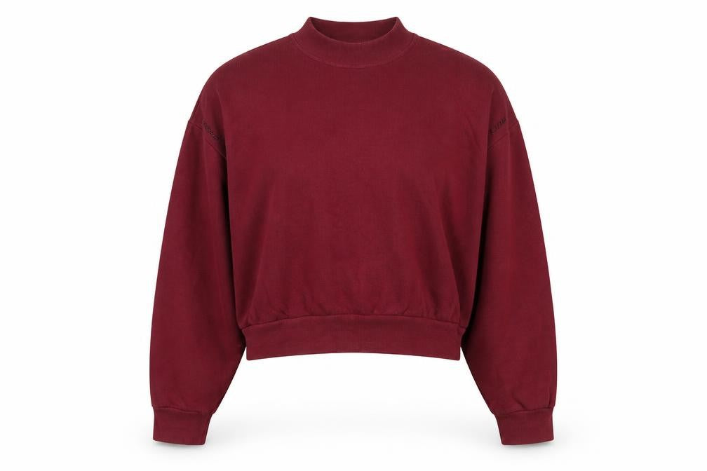 Kooples X Sport Women's Red Relaxed Fit Cotton Sweatshirt Size 2