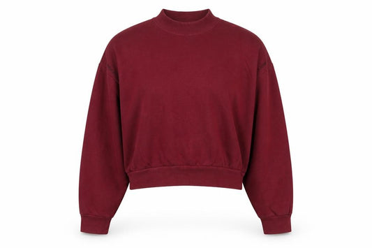 Kooples X Sport Women's Red Relaxed Fit Cotton Sweatshirt Size 2