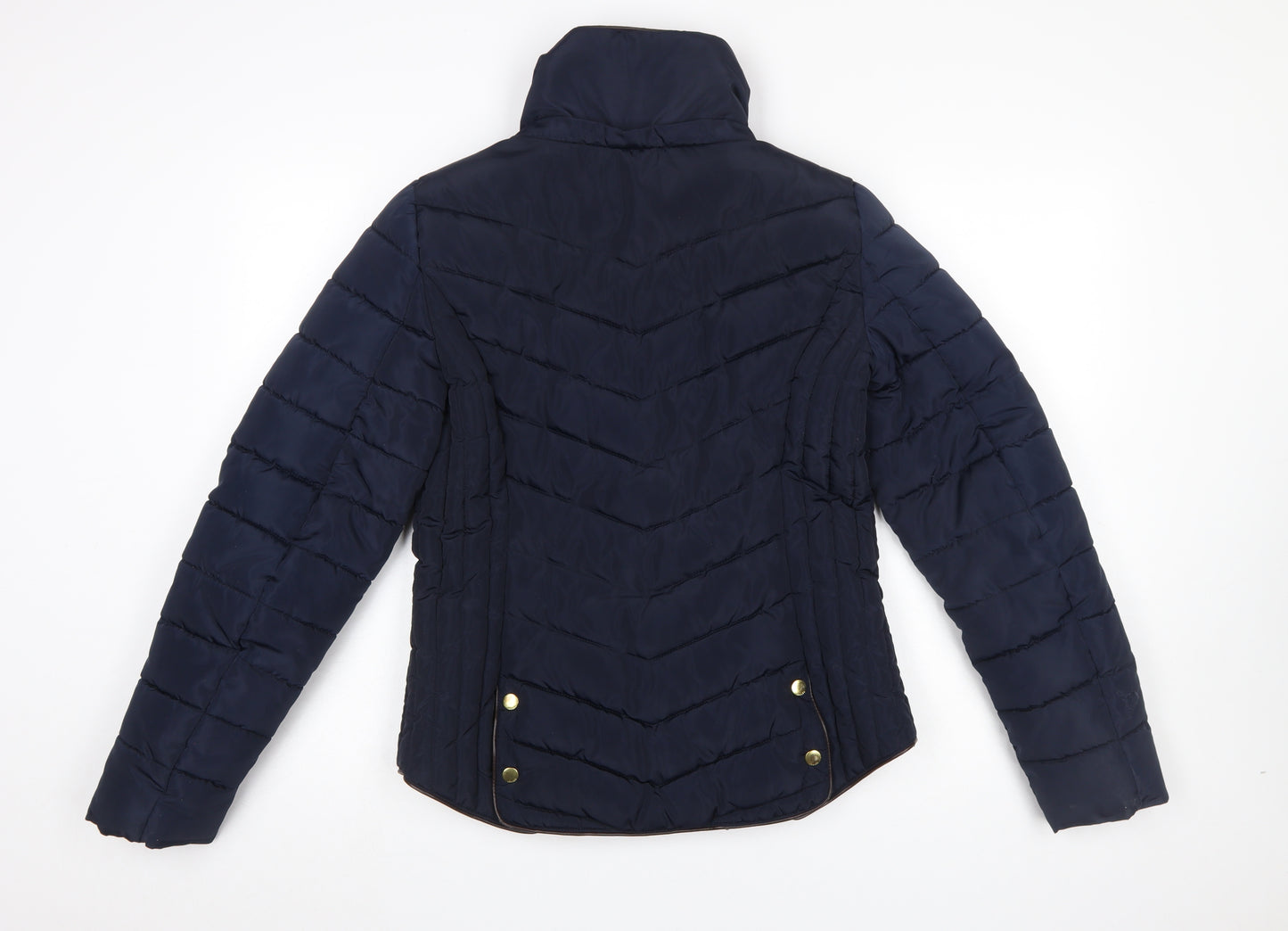 Joules Women’s Blue Size 12 Puffer Jacket Quilted Lightweight