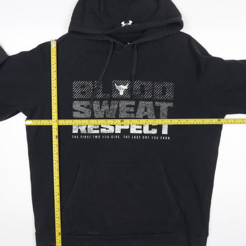 Under Armour Men’s Black Blood Sweat Respect Pullover Hoodie Size L
