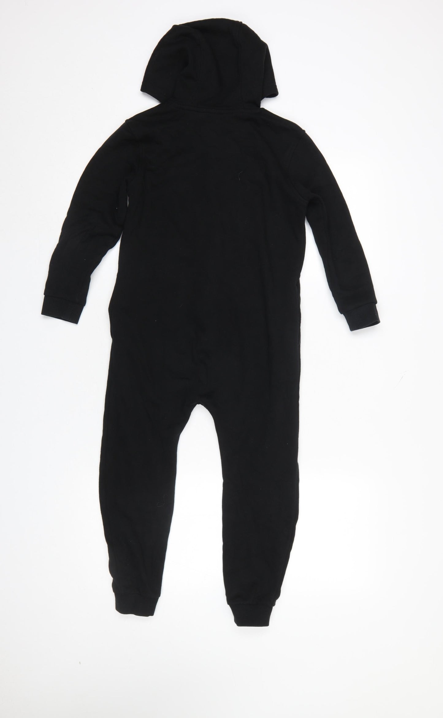 George Boys Black Skeleton Hooded One Piece Pyjamas 5-6 Years