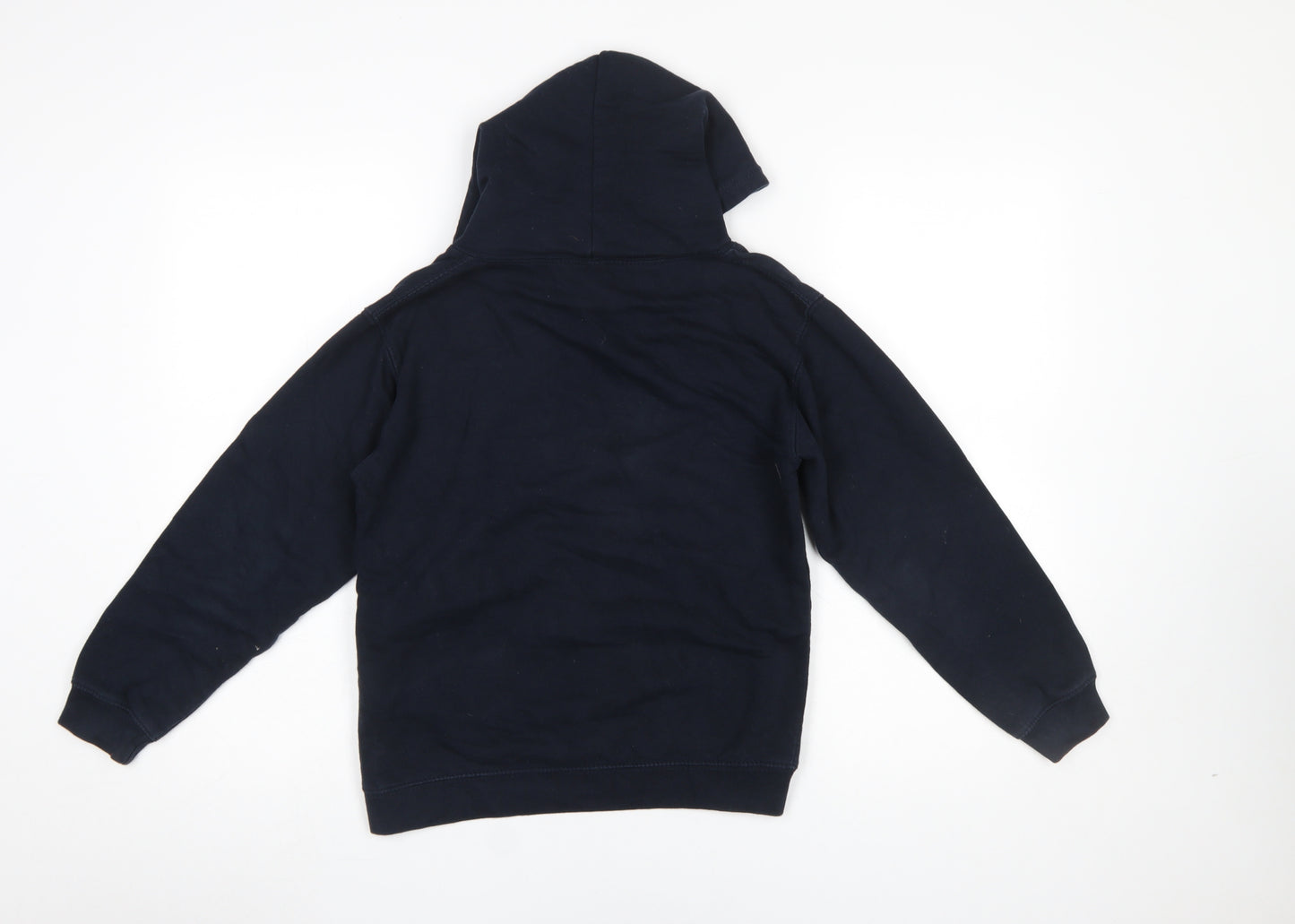 Just Hoods Boys Navy BMX Racer Pullover Hoodie Size L (9-11 Years)