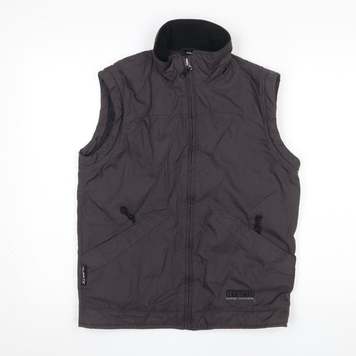 Animal Men's Grey Technical Softshell Bodywarmer Waistcoat S