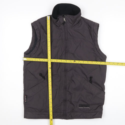 Animal Men's Grey Technical Softshell Bodywarmer Waistcoat S