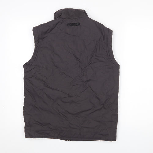 Animal Men's Grey Technical Softshell Bodywarmer Waistcoat S