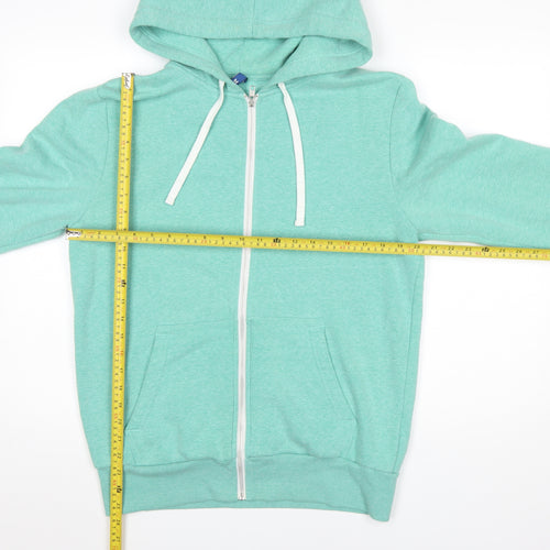 H&M Divided Men's Green Full Zip Hoodie Size M