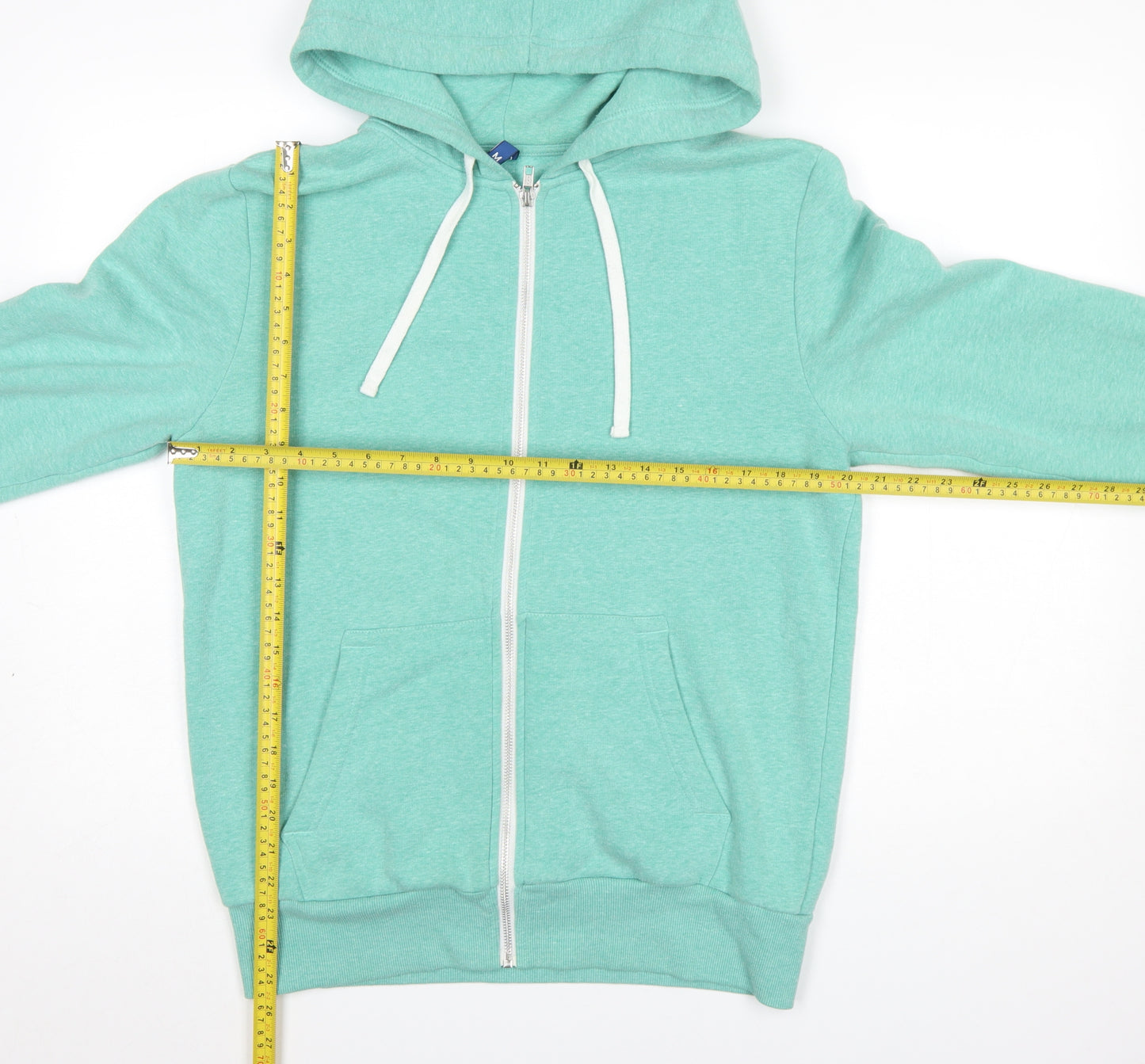 H&M Divided Men's Green Full Zip Hoodie Size M