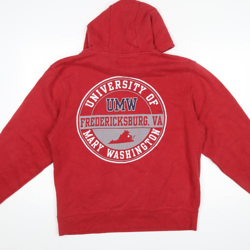 Jansport Red Mary Washington Eagles Hoodie Womens M Cotton Blend