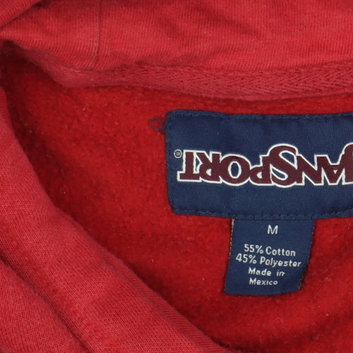Jansport Red Mary Washington Eagles Hoodie Womens M Cotton Blend