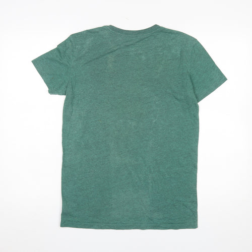 American Eagle Outfitters Men's Green USA Graphic T-Shirt XS