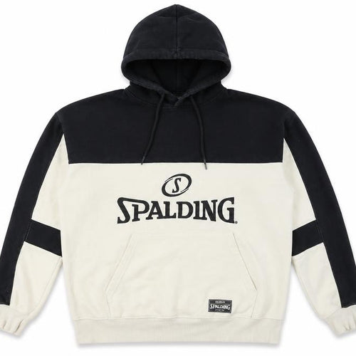 Pull&Bear Spalding Men’s Beige Black L Pullover Hoodie