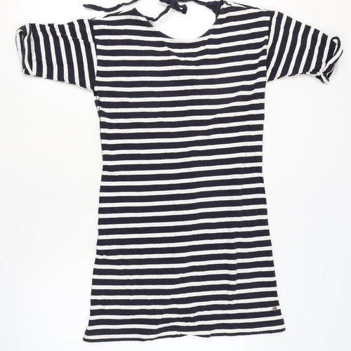 L.O.G.G. Women's Multicoloured XS T-Shirt Dress Nautical Cotton