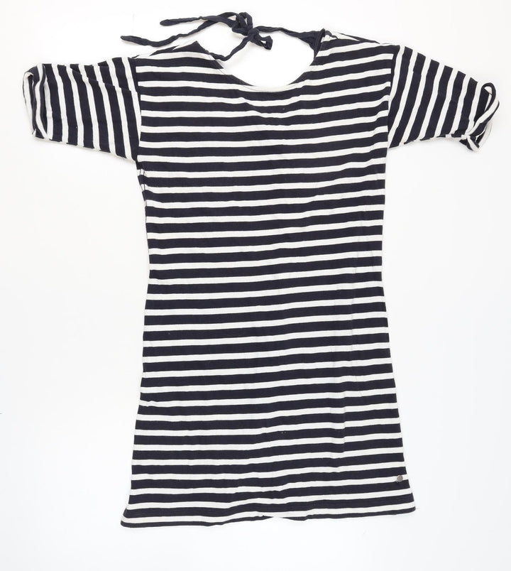 L.O.G.G. Women's Multicoloured XS T-Shirt Dress Nautical Cotton