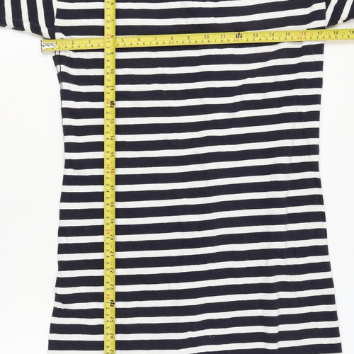 L.O.G.G. Women's Multicoloured XS T-Shirt Dress Nautical Cotton