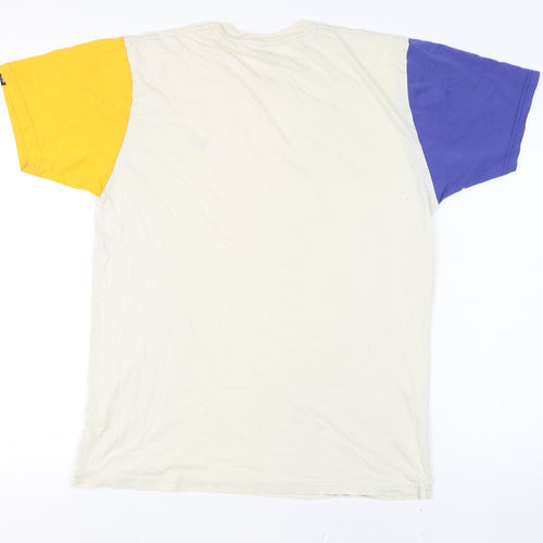 Vans Men's Multicoloured Cotton Crew Neck Classic Fit T-Shirt Size L