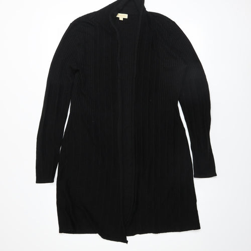 Monsoon Women’s Black Long Sleeve Knit Open Cardigan Size M