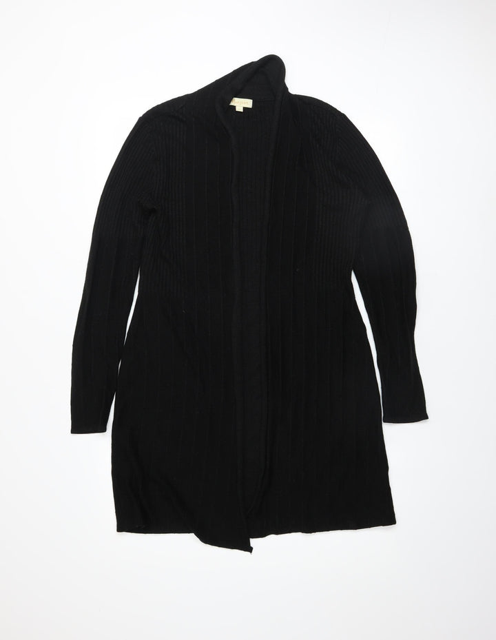 Monsoon Women’s Black Long Sleeve Knit Open Cardigan Size M