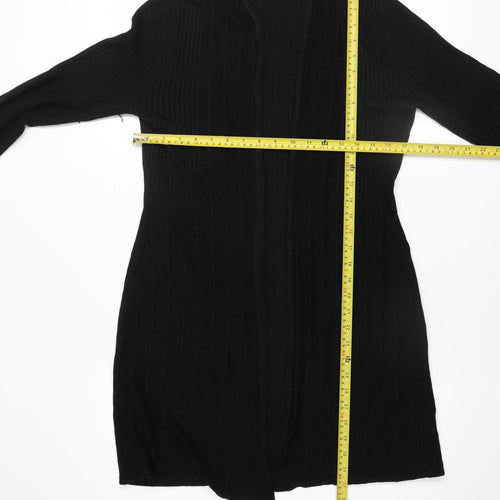 Monsoon Women’s Black Long Sleeve Knit Open Cardigan Size M