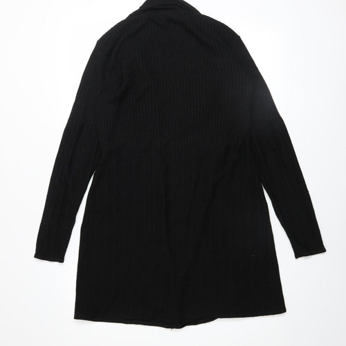 Monsoon Women’s Black Long Sleeve Knit Open Cardigan Size M