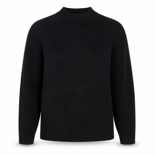 Marks and Spencer Women’s Black Mock Neck Knit Jumper Size S