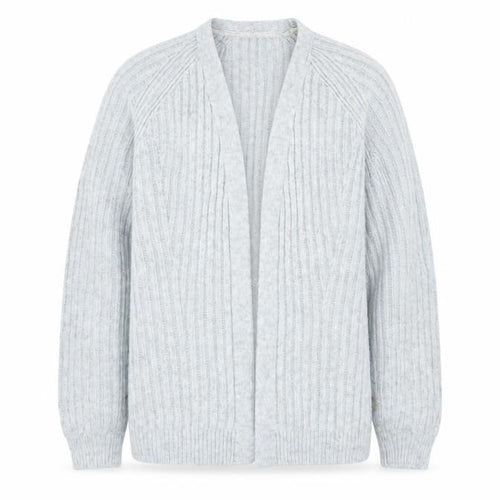 Marks and Spencer Women’s Grey Chunky Knit Open Cardigan Size L