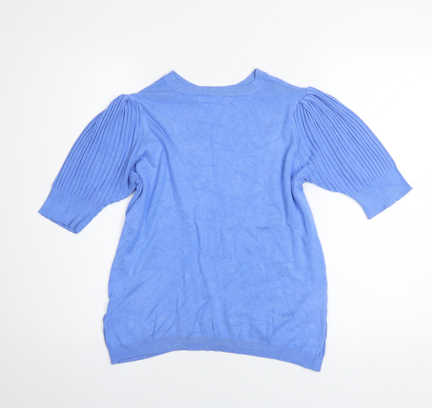 Marks and Spencer Women’s Blue 3/4 Sleeve Knit Tunic Top Size 14