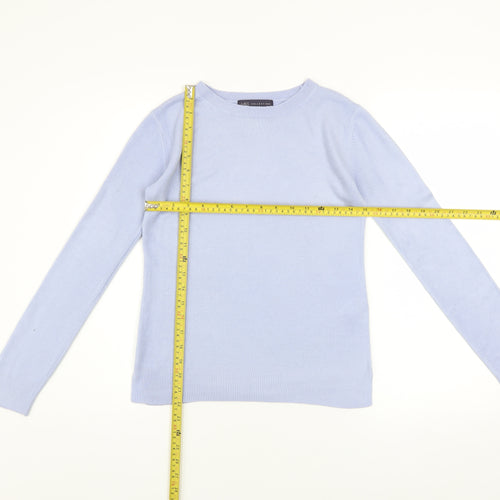 Marks and Spencer Women’s Blue Crew Neck Pullover Jumper Size 6