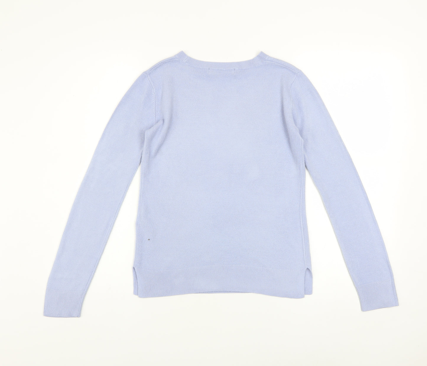 Marks and Spencer Women’s Blue Crew Neck Pullover Jumper Size 6