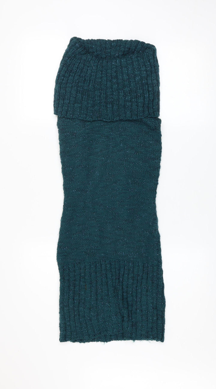 Joe Browns Women’s Green Knit Jumper Dress Size M Sleeveless Stretch Winter