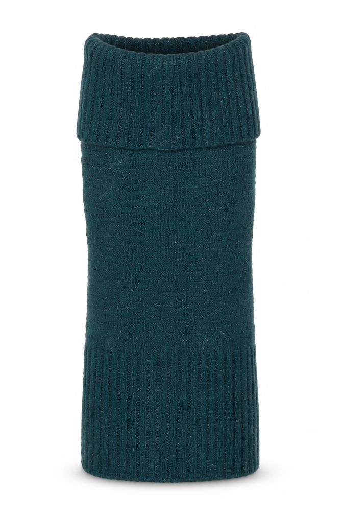 Joe Browns Women’s Green Knit Jumper Dress Size M Sleeveless Stretch Winter