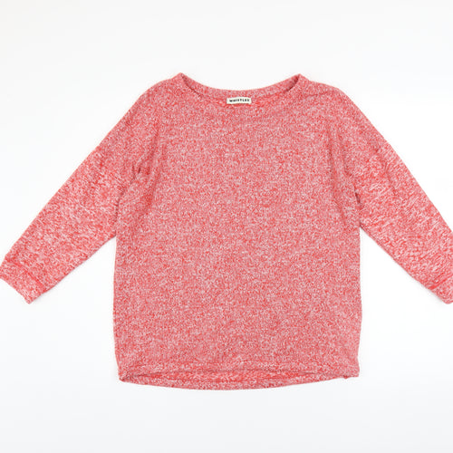Whistles Women’s Red Knit Pullover Jumper Size 10