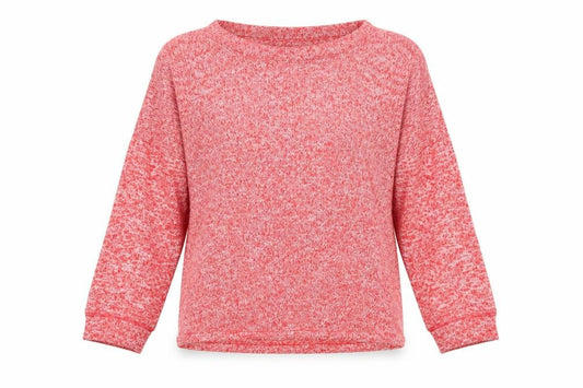 Front view of Whistles Women’s Red Knit jumper, size UK 10