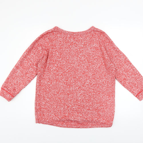 Whistles Women’s Red Knit Pullover Jumper Size 10