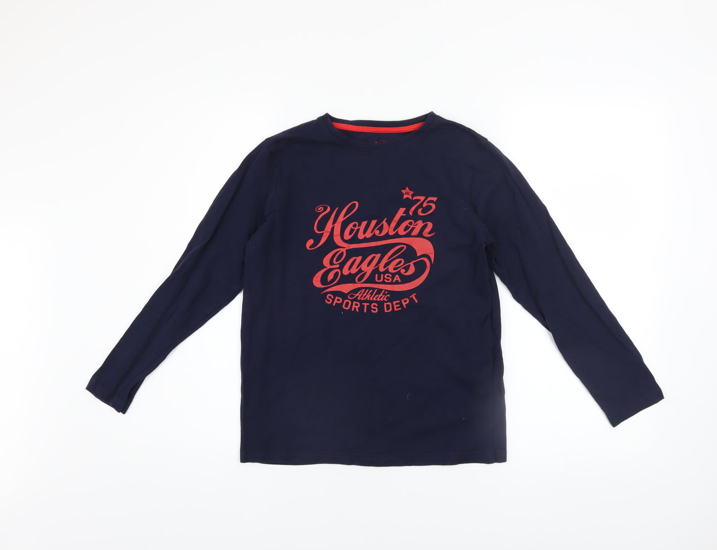 Rebel by Primark Boys Blue Long Sleeve Graphic T-Shirt 11-12 Years