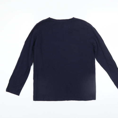 Rebel by Primark Boys Blue Long Sleeve Graphic T-Shirt 11-12 Years