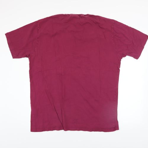 West Ham United Men's Red Cotton 3XL Short Sleeve T-Shirt