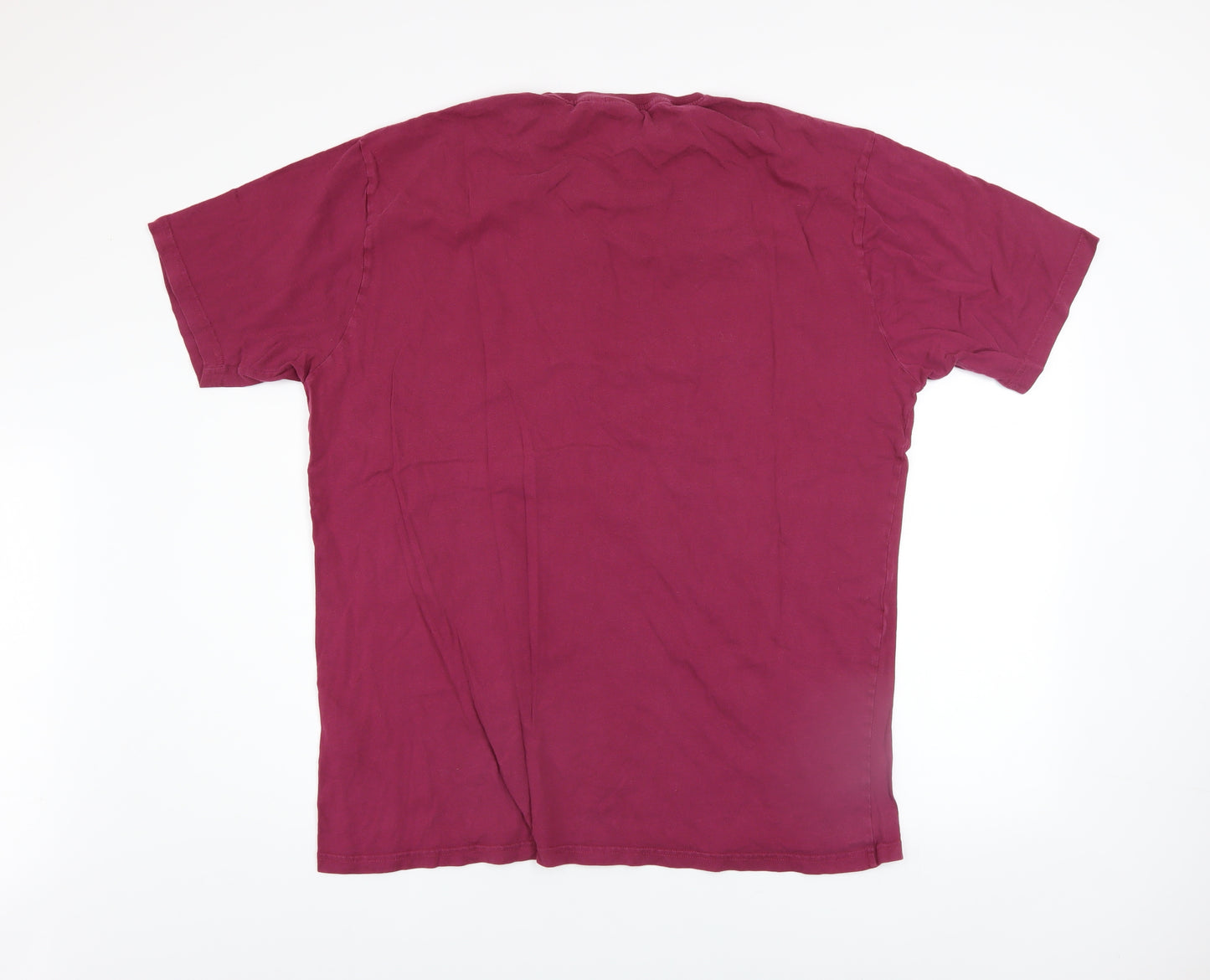 West Ham United Men's Red Cotton 3XL Short Sleeve T-Shirt
