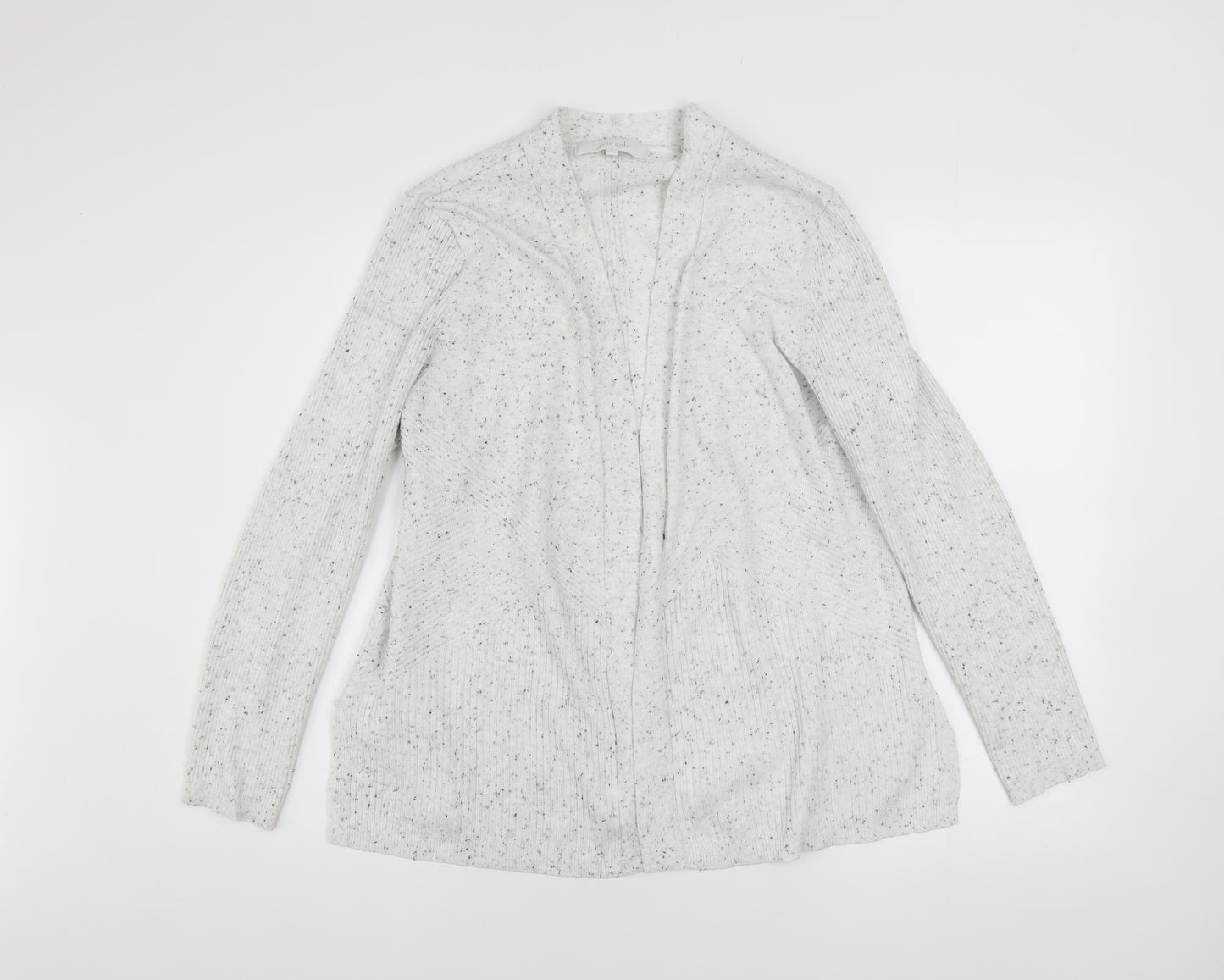 Verve Ami Women’s Grey Knit Long Sleeve Open Cardigan L