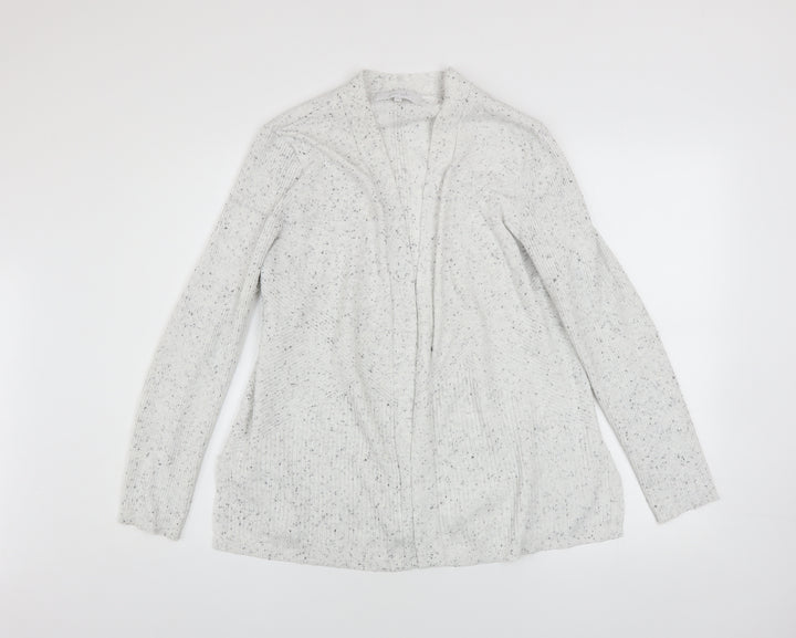 Verve Ami Women’s Grey Knit Long Sleeve Open Cardigan L