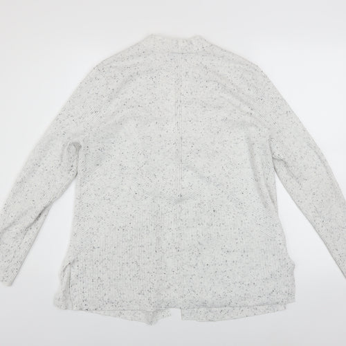 Verve Ami Women’s Grey Knit Long Sleeve Open Cardigan L