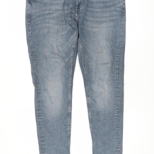 Pull&Bear Men's Blue Slim Fit Denim Jeans Size 32 Straight