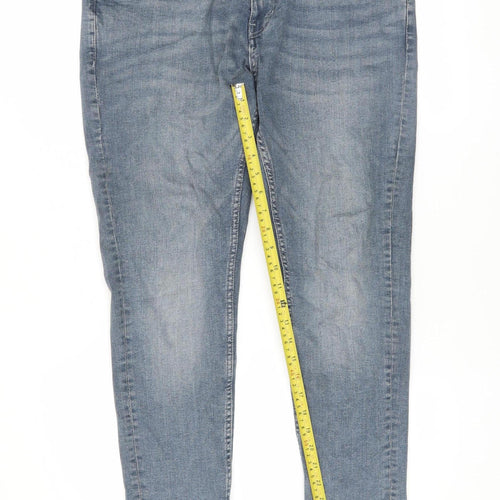 Pull&Bear Men's Blue Slim Fit Denim Jeans Size 32 Straight