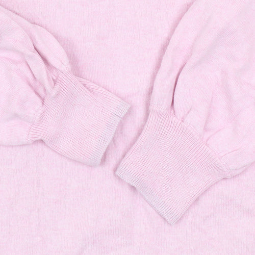 J.Crew Women Pink Cashmere Blend Crew Neck Jumper Size S
