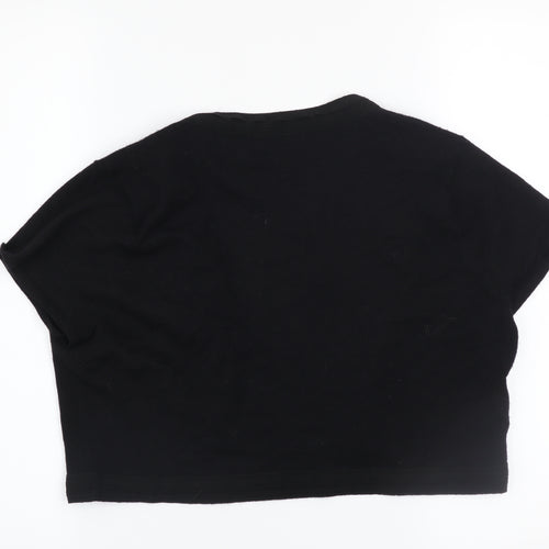 Monsoon Women’s Black Merino Wool Beaded Shrug Size 16 Short Sleeve