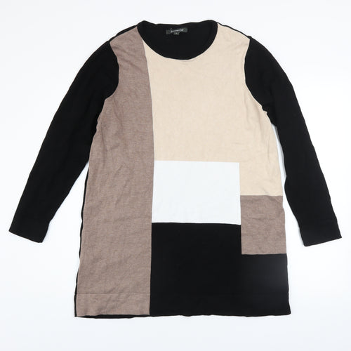 Bonmarche Women’s Multicoloured Size 16 Geometric Tunic Jumper