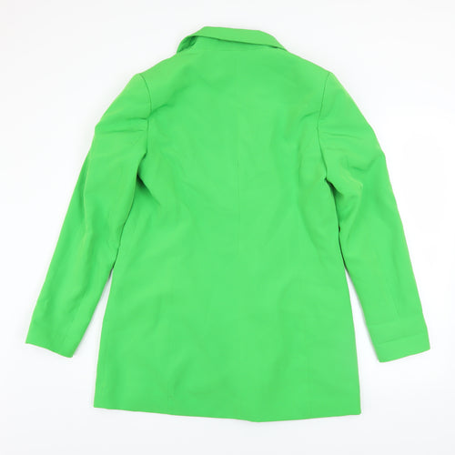 ONLY Women Green Blazer Tailoring Style Size 12 Mid-Length