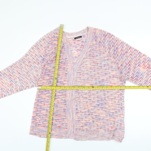 Roman Women’s Multicoloured Knit V-Neck Cardigan Size 16