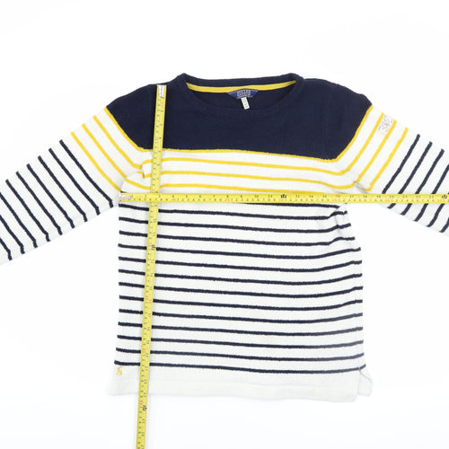 Joules Women’s Multicoloured Striped Pullover Jumper Size 10