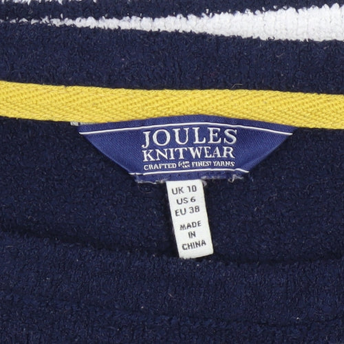 Joules Women’s Multicoloured Striped Pullover Jumper Size 10
